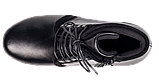 Жіночі ортопедичні черевики на шнурівці 17-704 чорні (36-41 розмір), фото 7