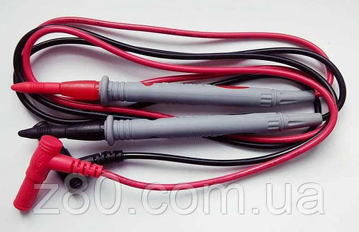 Щупи для мультиметра тестера 1000V 20A, провід ізоляція ПВХ, фото 1