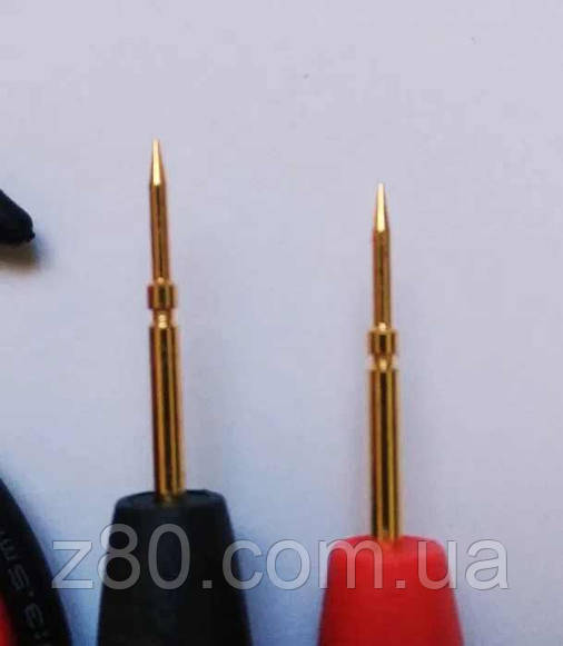 Щупи для мультиметра тестера 1000V 20A, ізоляція проводу силікон, фото 2