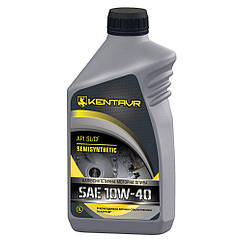 Масло моторне KENTAVR SEMISYNTHETIC 10W-40 API SN/CF, каністра 1 л. ПЭ