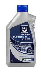Олива моторна ДТЗ TURBO SYNT DIESEL 10W-40 API CH-4/SL, каністра 1 л. ПЭ