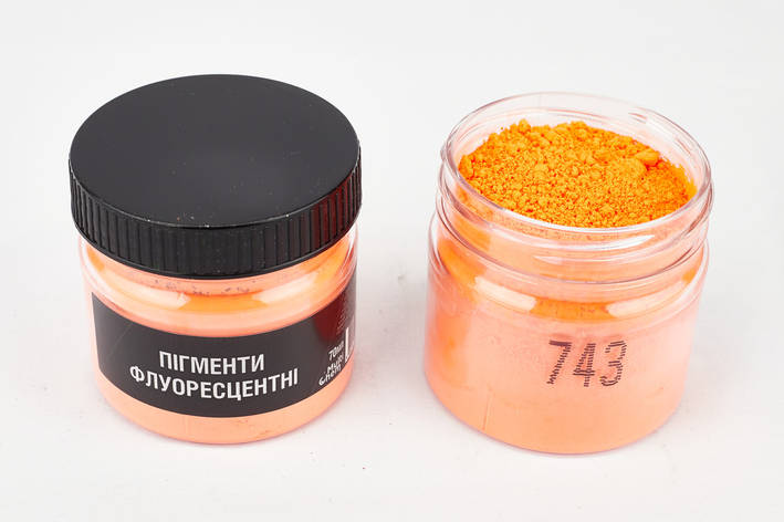 Пігмент флуоресцентний оранжевий темний 743, 70 мл, фото 2