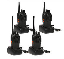 Рація, радіостанція Baofeng BF-888S (4 ШТ.) Комплект з 4 рацій Baofeng 888S.