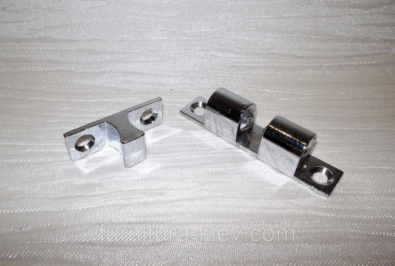 Засувка меблева Хром 60 мм, фото 1