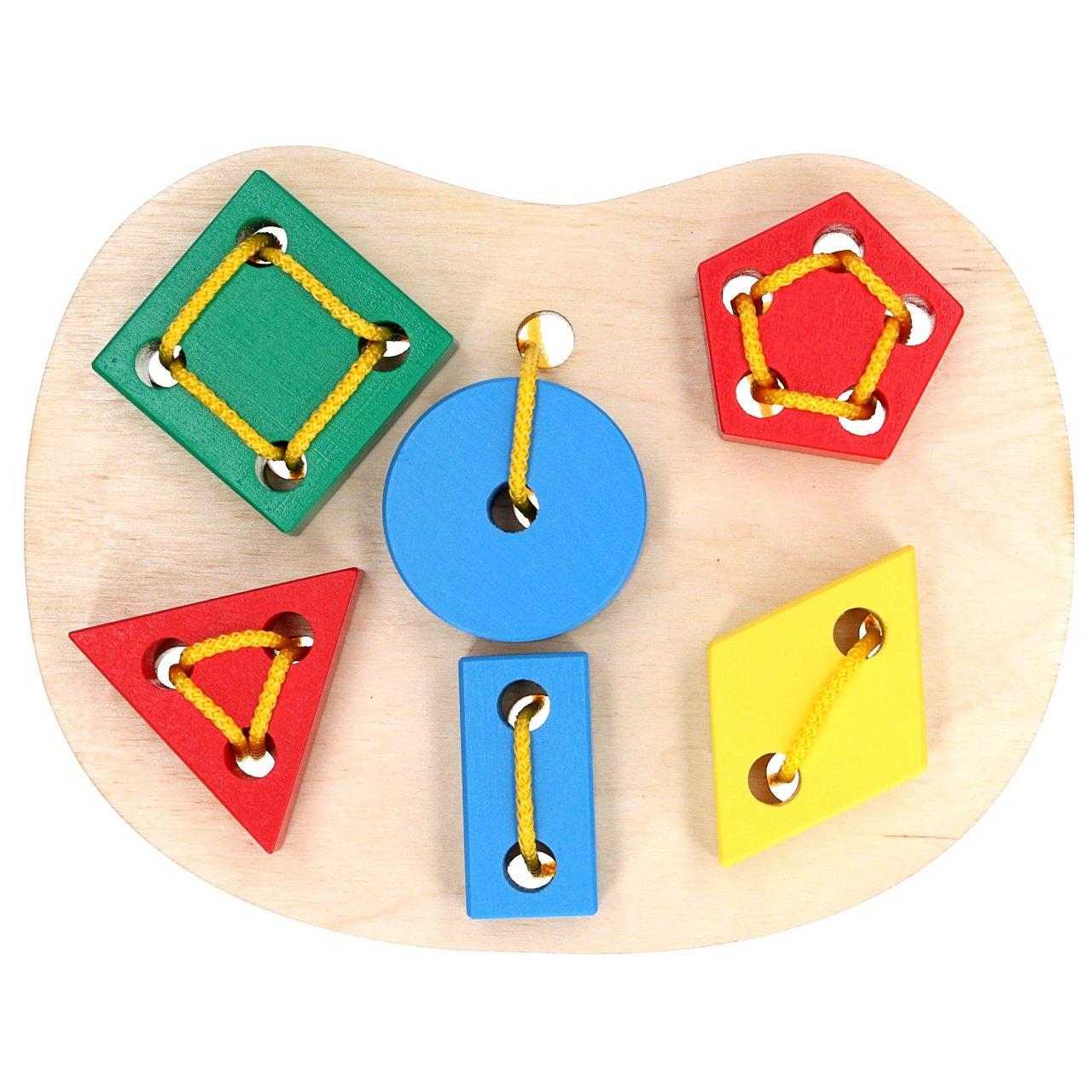 Шнурівка Геометрична Komarovtoys К145, фото 1