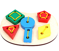 Шнурівка Геометрична Komarovtoys К145, фото 2