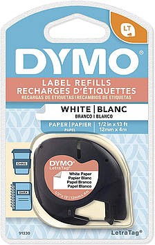 Стрічка паперова біла, для принтера LetraTag DYMO