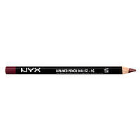 Контурный карандаш для губ NYX Cosmetics Slim Lip Pencil CABARET (SPL804)