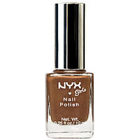 Лак для нігтів NYX Cosmetics Girls Nail Polish DEEP BROWN (NGP183)