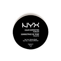 Корректирующая цвет лица рассыпчатая пудра NYX Cosmetics Color Correcting Powder GREEN (CCP01)