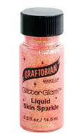 Жидкие блестки для лица и тела Graftobian Glitter Glam Skin Sparkle Coral Fire