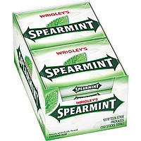 Жевательная резинка WRIGLEY'S Spearmint Chewing Gum, Америка. 10 упаковок по 15 пластинок в каждой упаковке