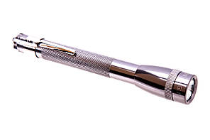 Ліхтарик Mini Maglite AAA (сірий) з кліпсою