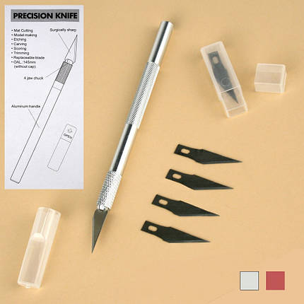 Ніж для мастики зі змінними лезами 14см, фото 1