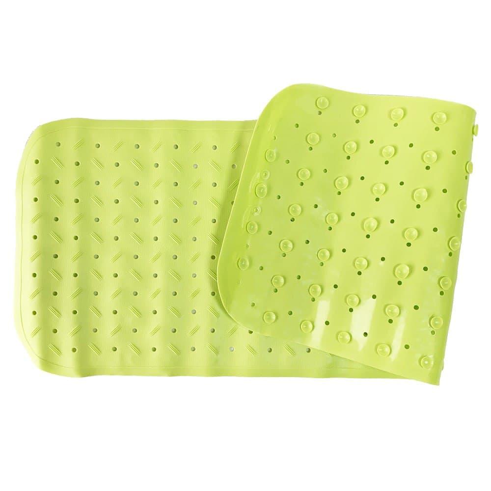 Протиковзкий килимок для ванни для дітей однотонний 35х95 см (Лайм) 0901 MEGAZayka