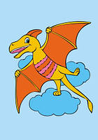 Дитяча розмальовка "Подивися іі розфарбуй: Динозаврики" 628005, фото 2