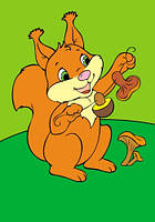 Дитяча розмальовка "Подивися іі розфарбуй: Звіірятка" 628008, фото 4