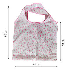 Компактна сумка-шопер із плащової тканини принт 0503