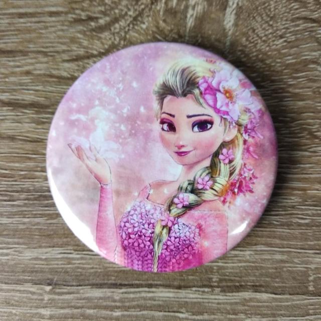 Значок Холодное сердце Эльза. Розовый Значок Холодное сердце Эльза. Розовый