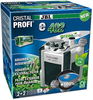 JBL CristalProfi GreenLine e402, фільтр зовнішній 450 л/ч., Новий!, фото 1