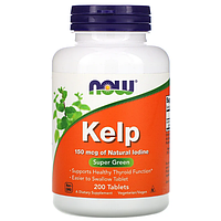Now Foods, Келп, 150 мкг, 200 таблеток Kelp