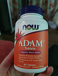 Вітаміни для чоловіків NOW Foods Adam 60 таб, фото 5