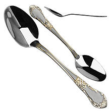 Ложка чайна "Матове золото" L14,5см вищий сорт / ціна за 1 шт