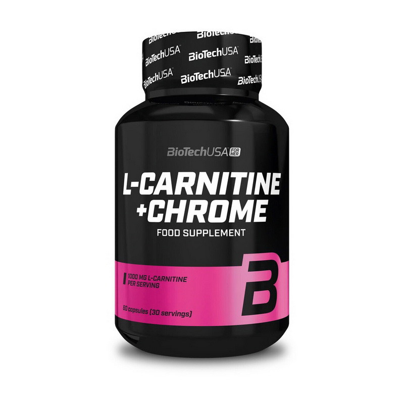 L-Carnitine+Chrome BioTech, 60 капсул