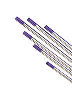 Вольфрамовые электроды Е3 фиолетовые Binzel (с добавками оксидов) WE - D 1,6 / 175 мм