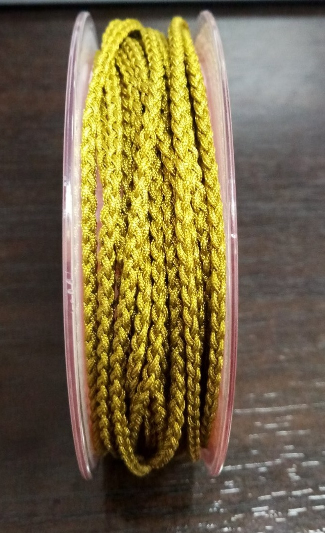 Шовк 2,5 мм гірчичний, фото 1