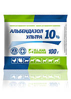 Альбендазол ультра 10% порошок упаковка 100 г O.L.KAR.