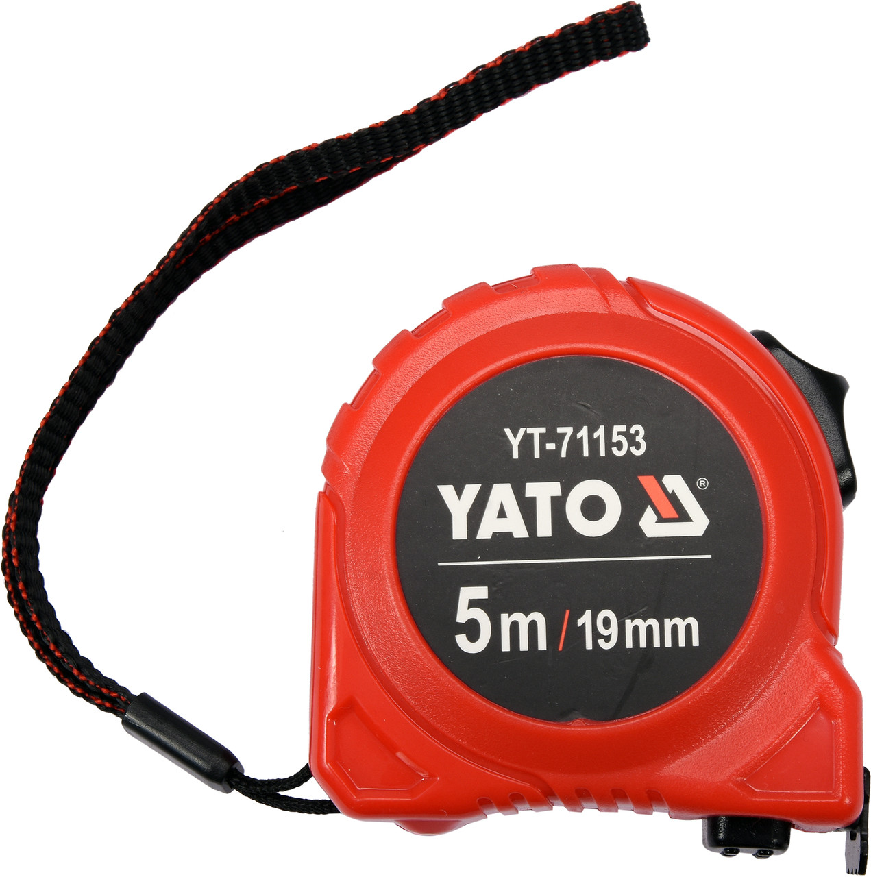 Рулетка 5 м х 19 мм сталеве нейлонове покриття YATO подвійне блокування