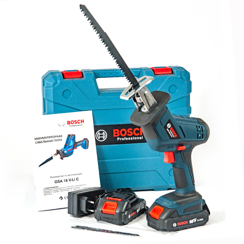 Акумуляторна шабельна пила Bosch GSA 18 V-LI (18V/ 5А)