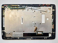 Дисплей с сенсором для Acer Iconia Tab A500/A501 10.1" черный в сборе с рамкой и шлейфами