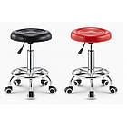 Стілець майстра без спинки на колесах з регулюванням по висоті, фото 3