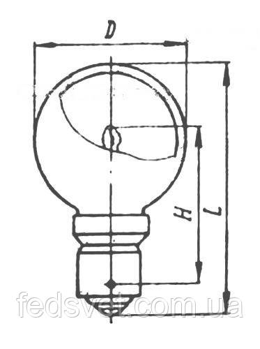 Лампа залізнична ЖС 10-10 B15s/18