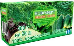 Добриво Новафт "Зелені овочі" 100 г, Україна