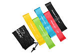 Резинки для фітнесу PowerPlay 4113 Mini Power Band Set набір із 5 шт.  (від 1 до 20 кг), фото 7