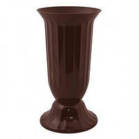 Ваза пласт. Флора 51см темно-коричнева