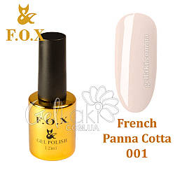 Гель-лак FOX French Panna Cota 001, 12 ml