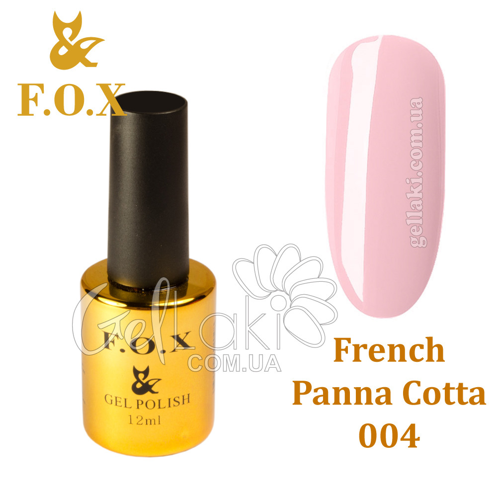Гель-лак FOX French Panna Cota 004, 12 ml