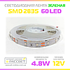 Світлодіодна стрічка MTK-300G3528-12 12В 60 LED/m SMD2835 IP20 (для підсвітки) 4,8 Вт/м кольорова зелена, фото 5