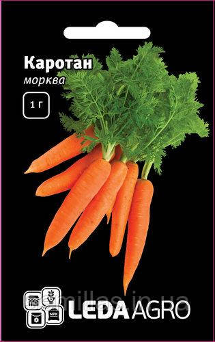 Насіння моркви Каротан (Karotan), 1 гр., ТМ "ЛедаАгро"