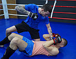 Рукавиці для MMA PowerPlay 3056 А Чорно-Білі XL, фото 10