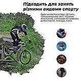 Велорукавички PowerPlay 5041 B Чорно-блакитні XL, фото 10