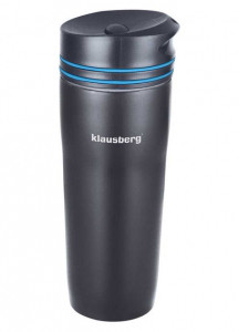 Термокружка Klausberg KB-7149 380мл Чорно-Синя