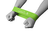 Резинка для фітнесу PowerPlay 4114 Mini Power Band 0.8мм. Light Зелена (5-8кг), фото 6