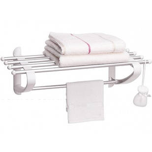 Полиця для рушників Prima Nova біла  (B12-01)