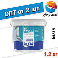 Aura Luxpro FIN Spackel 1,2 кг, біла - акрилова шпаклівка для високоякісної обробки стель і стін