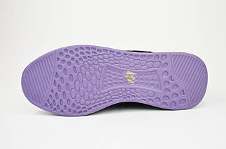 Ботинки текстильные V.I. konty 86791 Черно-фиолетовые 37, фото 2